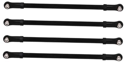 BESTonZON 8stück Aluminiumlegierung Zugstangen-Set Teilig Für Rc Modellauto Kompatibel Mit Radstand Robust Und Flexibel Für Modellbau