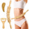ACWOO Faszienrolle Holz, 3 Stück Faszienstab holz, Massageroller Holz, Anti Cellulite Massage Massagegerät für Muskelentspannung, Körperformung, Gua Sha Massage
