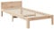 vidaXL Massivholzbett ohne Matratze 80x200 cm Kiefernholz, Bettrahmen, Schlafzimmerbett, Doppelbett, Schlafzimmermöbel, Bett, Holzbett, Massivholzbett