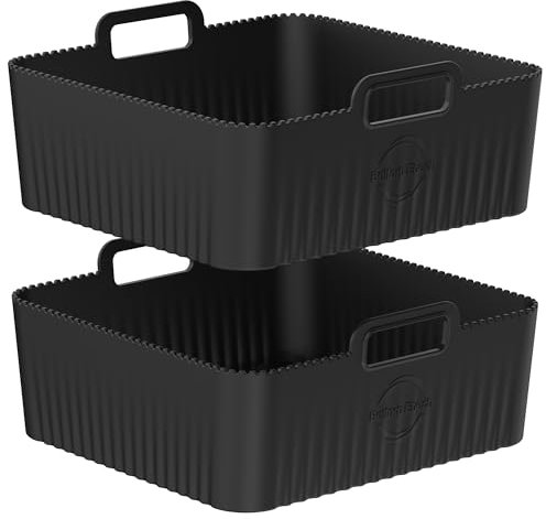 Moule Silicone 2 pièces 6,2L Pour Philips Air Fryer Série 2000 / Ninja AF180EU | 2,5 mm D’épaisseur | Bandes En Silicone de 8 mm sur le fond |