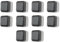 REV AquaStorm SPARSET - 10x Wechselschalter - Lichtschalter Feuchtraum IP55, Aufputz, 230V, 10A, anthrazit