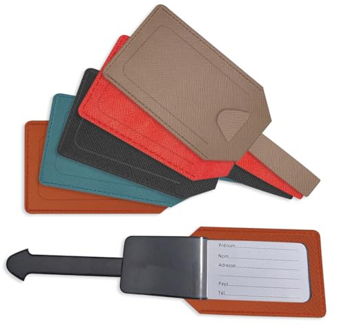 Exacompta - Ref. 510540E - 1 Odyssey bagageetikett - slumpmässig färg