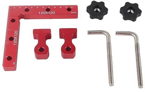 Jauge de Contour pour Travail du Bois, Gabarit de Contour Réglable en Aluminium, Outil de Mesure Précis pour Scie sur Table, Découpe Carrelage et Panneaux pour Ateliers