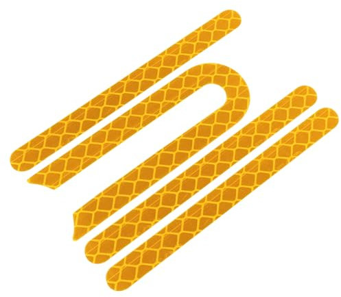 carotoe Kratz- und verschleißfeste, reflektierende Abdeckungen für Fahrräder, Felgen, Rahmen, Reflektor, Roller-Zubehör