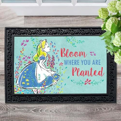 Door Mat Bloom Where You Are Planted Alice Doormat