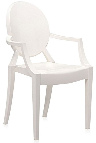 Kartell 4853E5 Stuhl, 94 x 54 x 55 cm, Plastik weiß