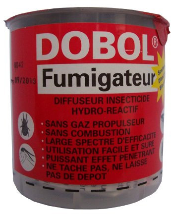 Lodi Dobol - Insecticida fumígeno listo para utilizar contra cucarachas, polillas, chinches, pulgas, moscas, mosquitos y ácaros