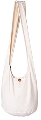 PANASIAM Schultertasche einfarbig, weiß, M