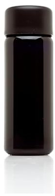 Infinity Jars Bottiglia in vetro ultravioletto nero con tappo a vite da 100 ml, ermetico, ricaricabile, con finitura per collo, per olio da massaggio, shampoo, lozioni, salse piccanti, tappo ermetico