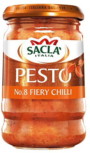 Sacla Fiery Chilli Pesto, 190g
