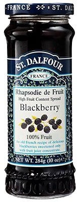 St Dalfour Blackberry Fruit Spread 284g X 5 (Pack of 5)