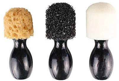 C' Top : Tampons Mousse Fantaisies (x3), Avec Manche En Bois 9 Cm