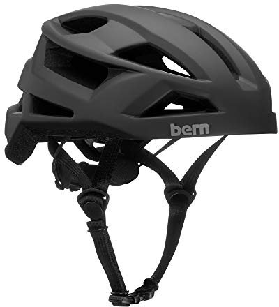 Bern Erwachsene Helm FL-1 Libre (Route), Mattschwarz, Gr. M (55,5-59cm)