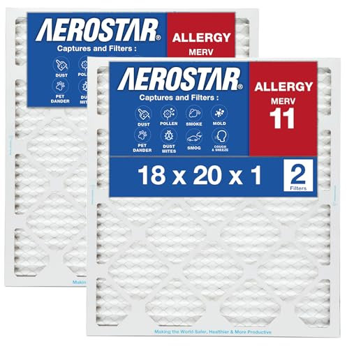 Aerostar - Filtros Aire Acondicionado, Filtro de aire de 1 pulgada AC y Furnace