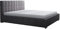 Mirjan24 Polsterbett Olena, Ehebett mit Bettkasten, 3 Größen, Farbauswahl, Doppelbett inkl Lattenrost, Bett mit XXL Kopfteil, Bettgestell, Schlafzimmer, Boxspringbett-Optik (Rico 23, 180 x 200 cm)