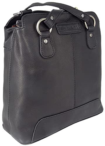 Hill Burry Rucksack Damen Frauen Wander Schultertasche Damentasche schwarz neu