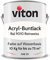 Viton Buntlack 10 Kg Weiss - Seidenmatt - Wetterfest für Außen und Innen - 3in1 Grundierung & Lack - HAE 30 - Nachhaltige Farbe auf Wasserbasis für Holz, Metall & Stein - RAL 9010 Reinweiss