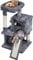 costoffs 91cm Cat Tree Cat Tower with Sisal-covered Scratching Post and Ladder, Padded Plush Perches & Condos for Kittens & Cats, Dark Grey