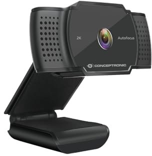 Conceptronic Webcam AMDIS 2k Super HD Webcam+Microphone sw