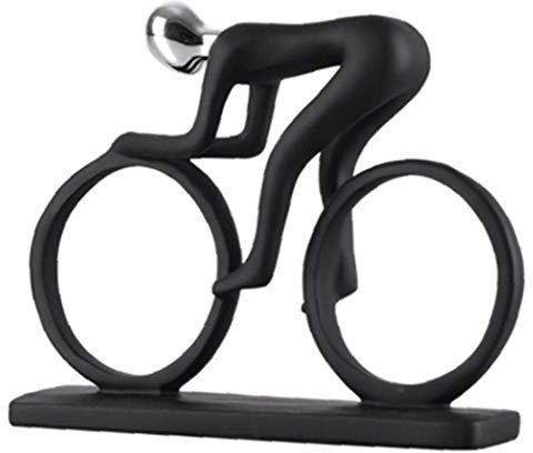 Home Decor Resin Bicycler Radfahrer Statue Fahrrad Statue Schmiedeeisen Harz Skulptur Fahrrad Statue Dekoration