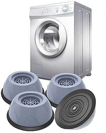 Anti vibrazione tampone, piedi macchina per llavare, 4 pezzi, tappetino antiderapant lavatrice, ammortizzatore, lavatrice, per lavatrice, pattini in gomma, antiscivolo, stabilizzatore, piedistallo
