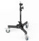 AMBITFUL 61-81cm/21-31.9 Beruf Abnehmbare sehr robuste Faltbare Stehleuchte Stand und Räder für Studio Flash LED Licht