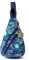 Sakroots Damen Backpack On The Go Sling Rucksack aus Nylon Eco Twill, Königsblaue Meereslandschaft, Einheitsgröße
