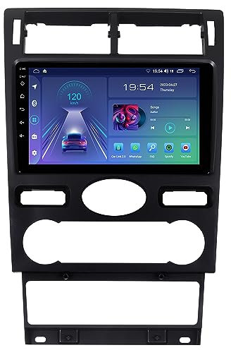 ACAVICA Android Radio de Coche 9 Pulgadas para Fo*rd Mondeo 2004-2007 Radio Navegación GPS Car Estéreo Bluetooth con Multimedia Player Inalámbrico Carplay Control de Volante USB WiFi