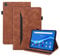 Rosbtib Tablet Case Compatible with Lenovo Tab M10 3rd Gen 10.1 TB-328FU/ TB-328XU (Not for M10 2019), PU Leather Cover with Stand Card Slots Protective Case Lenovo Tab M10 (3rd Gen) 2022 - Brown