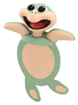 Kreatives 3D-Lesezeichen mit Tiermotiv, niedliche Cartoon-Buchzeichen für Kinder, Lerngeschenk (Meeresschildkröte), 2 Stück