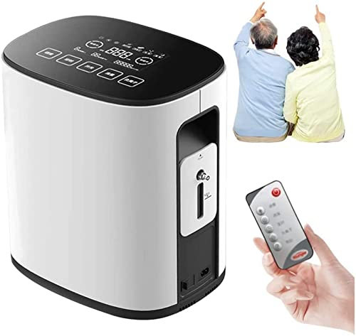 AFILI Generatore Concentratore di Ossigeno,Macchina Portatile Regolabile per Ossigeno 1-7 L/min,Macchina per Ossigeno ad Alta Purezza 96%,Concentratore di Ossigeno con Grande capacità Aggiornata,ARO