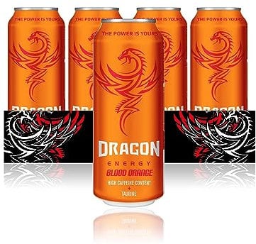 Dragon Energy Blood Orange Energy Drink 12 x 500ml Cans