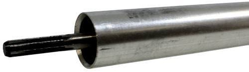 Avalon Barra transmisión Completa para desbrozadoras. Barra Exterior de 28 mm diámetro Tubo, Eje de 8 mm diámetro y Eje 9 estrías en Ambos Lados. Barra Universal para desbrozadora