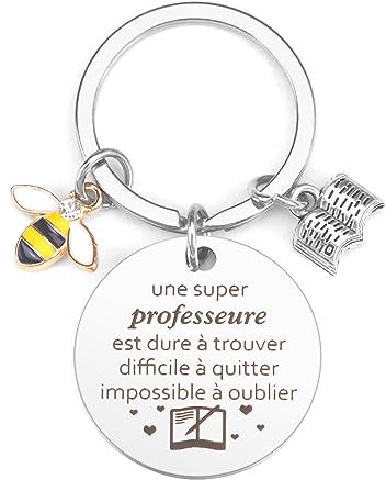 Cadeau Maitresse d'école,Porte clé Maitresse d'école fin d'année,Cadeau Noel Maitresse d'école,Cadeau pour Professeur Merci Maitresse Cadeau Personnalisé Cadeaux Maitresse d ecole fin d annee Noël