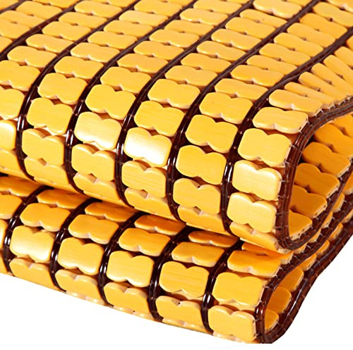 Sommer-Isomatte, Kühlmatratze, rutschfeste Kühlmatte, Mahjong-Schlafmatte aus Bambus, Klimaanlagenmatte, glatt, atmungsaktiv, absorbiert Schweiß, für Einzelbett (180 x 200 cm (71 x