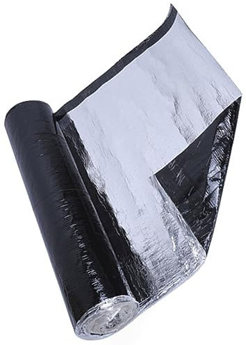Schuppen Dachpappe Selbstklebend, Gartenhäuser Dachabdichtung Bitumen, Selbstklebende Dachfolie Dachbahn, Dachfolie Aluminium Selbstklebende Folie, für Schuppen, Carports und Mehr (Size : 0.5x5m)