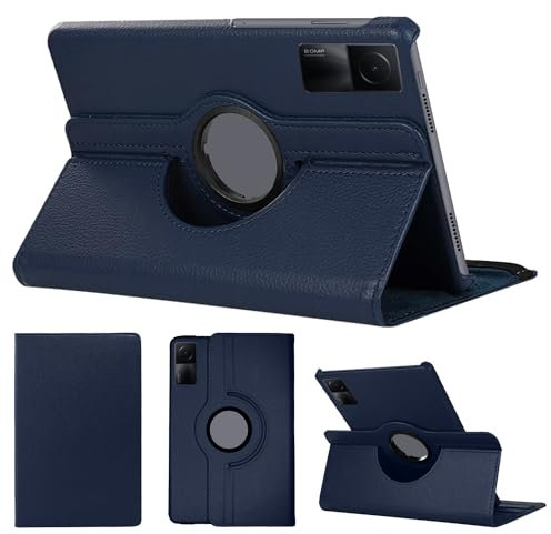 SWEIMEN Giratoria Funda para Xiaomi Redmi Pad SE Tableta, Giratoria 360 Grados Cover, Función Soporte Case