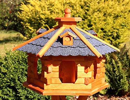 Vogelhaus mit Bitumenschindeln Typ 4 (XL blau)
