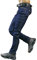 HIQIU 1/6 Scale Männlich Kleidung,Herren Slim Jeans Denim Hose Hose Kostüm Outfit Kleidung Modell für 12inch männliche Action Figur Körper (Dunkelblau)