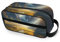 ODAWA Trousse de toilette unisexe en cuir synthétique avec motif dinosaures amusants, Superbe paysage, one size