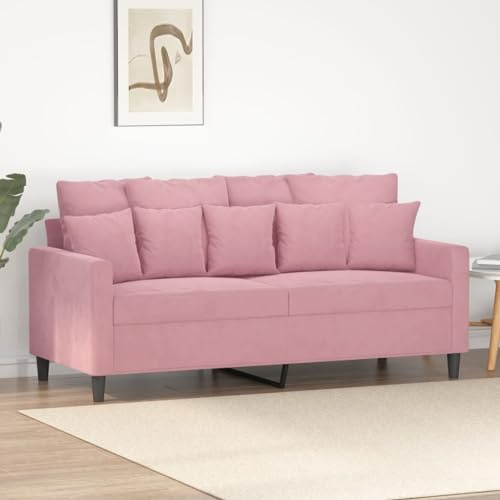Willood 2-Sitzer-Sofa Rosa 140 cm Samt