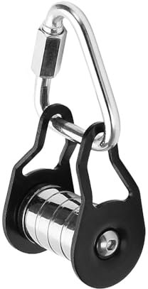 VOANZO Slider-Zipline-Set für Teenager, Zip-Seilrolle, Seilrolle, Klettergerüst kann an jeder Slackline befestigt Werden, Slackline-Zipline-Set für Teenager, Outdoor-Zipline für den Garten