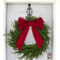 BETESSIN Rote Schleifen Weihnachten - 6 Stück Weihnachtsschleifen Groß 34x26cm - Weihnachtsbaum Deko Schleife zum Basteln von Weihnachtskranz, Weihnachtsbaumschmuck, Tür Deko Weihnachten UVM.