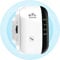 WLAN Verstärker Kompatibel Allen WLAN Geräten, WLAN Repeater 300Mbit/s, WLAN - Verstärker 2.4GHz WiFi Repeater mit Repeater/Router/AP Modus, Internet Verstärker, WR03-WH-XY02