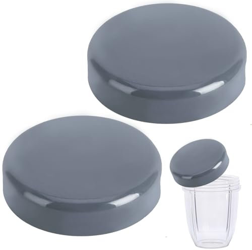 2 Pcs Nutri Bullet lid,Nutri Bullet Blender Cups,Nutri Bullet Cups,Stay Fresh Resealable Lids with Gaskets Stay Fresh for Nutri Bullet Cup 600W 900W