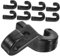 INOOMP 10pcs Sturdy Shaped Kayak Hooks Bungee Hooks for Outdoor Lashing Canoe and Boat Accessories