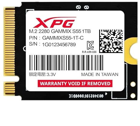 Glowster SSD M.2 2230 1 TB Gen4x4, hohe Leistung und Geschwindigkeit, ideal für Gaming und schnelle Datenspeicherung.