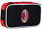 Seven Milan Astuccio Scuola Quick Case, Nero, Portapenne Completo di Penne, Matite, Colori, Accessori Zaino, Scuola Elementare e Media, Bambino Calcio