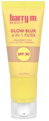 Barry M Glow Blur 4 in 1 Tinted Moisturiser, Shade Fair