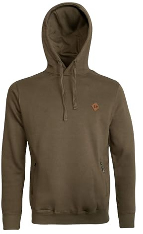 JACK PYKE Dalesman Mens Hoodie – Lightweight Polycotton Outdoor Hoodie with Zipped Pockets, Adjustable Hood and Cuffed Sleeves - Dark Olive XX-Large